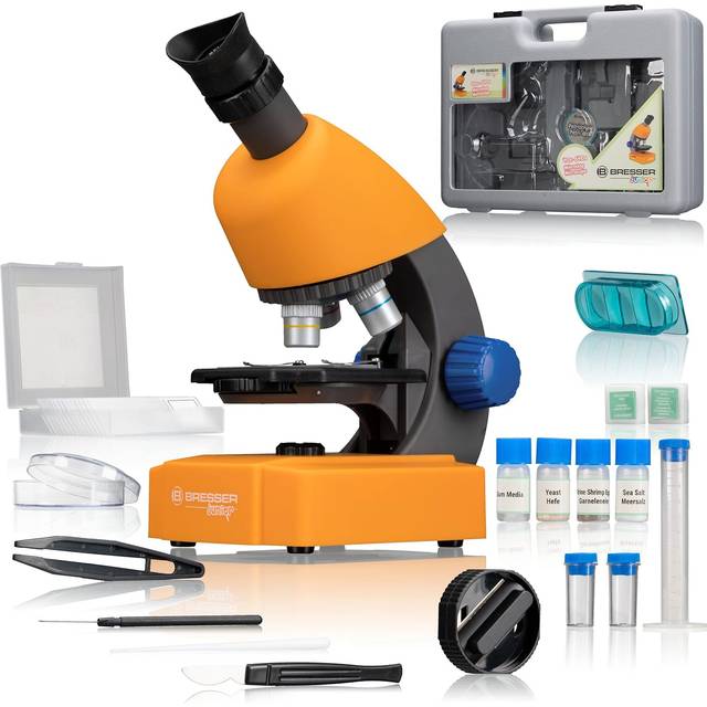 BRESSER JUNIOR Microscoopset met Toebehoren en Transportkoffer
