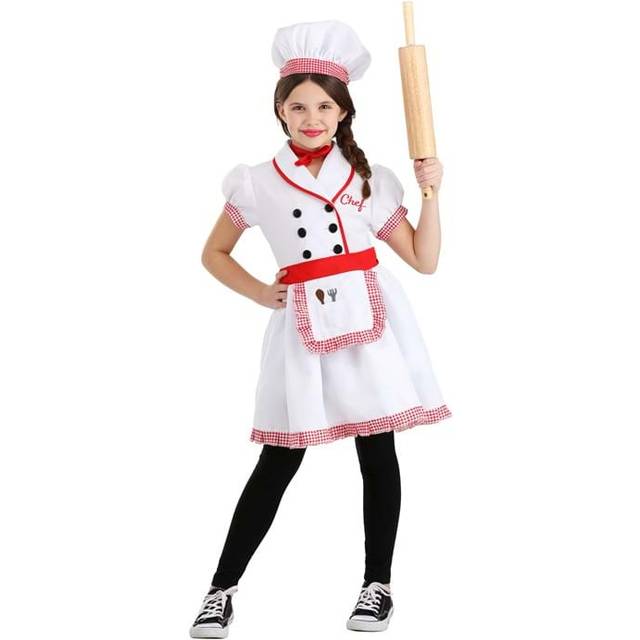 Fresh Chef Kid's Costume - Red&#47;White (L)