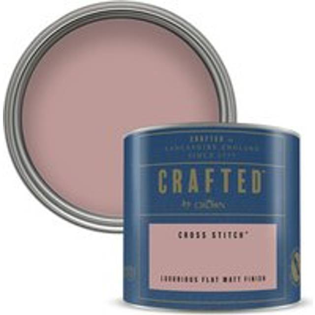 Crown Crafted Flat Matt Emulsion Paint - Cross Stitch - 125ml - Abstract Art