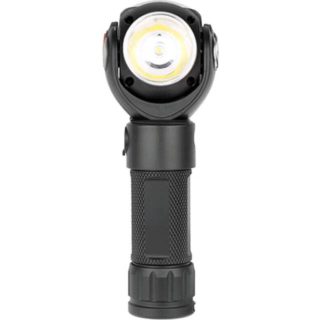 XANES TM-D13 Q5+COB 7Modes 360 Rotating Head Flashlight With 18650 Battery 1500mAh USB Charging Magnetic Attraction Hook LED Torch Ligh