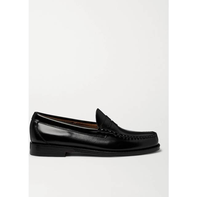G.H. BASS - Weejuns Heritage Larson Leather Penny Loafers - Men - Black - UK 10