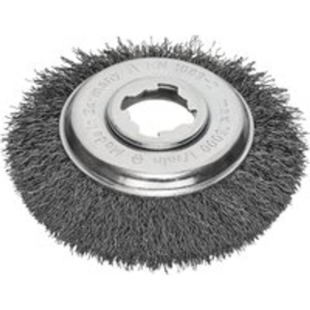 Lessmann X-Lock Crimped Bevel Brush 115mm Non Spark