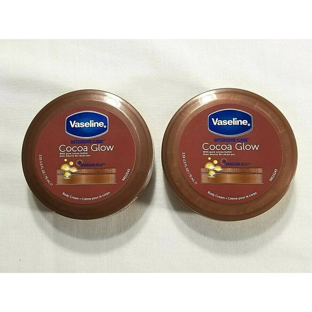 Vaseline cocoa glow cocoa Butter Body cream Moisturizer for Soft and glowing Skin Multi Purpose Body cream 253 FlOz  75 ml