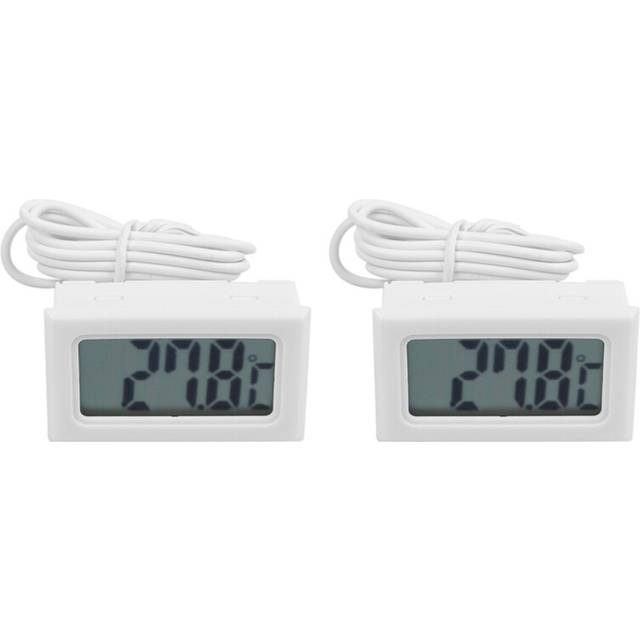 2X LCD Refrigerator Freezer Fridge Digital Thermometer Temperature -50 - 110C