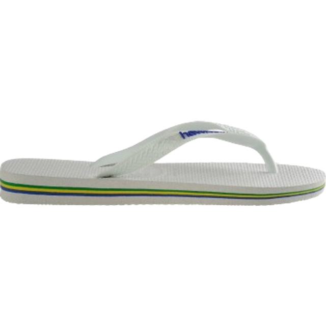 Havaianas  Flip flops / Sandals (Shoes) BRASIL LOGO  - 13 - White - 13