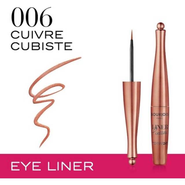 Bourjois paris liner pinceau liquid eyeliner 2.5ml - 006 cuivre cubiste