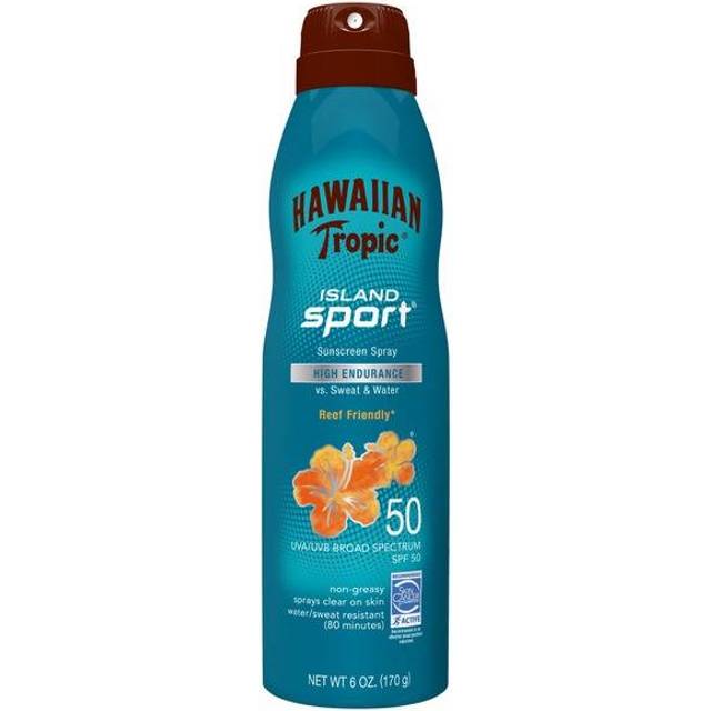 Hawaiian Tropic Everyday Active clear Spray Sunscreen SPF 50  6oz  Hawaiian Tropic Sunscreen SPF 50  Sunblock  Oxybenzone Free Sunscreen  Spray On Sun