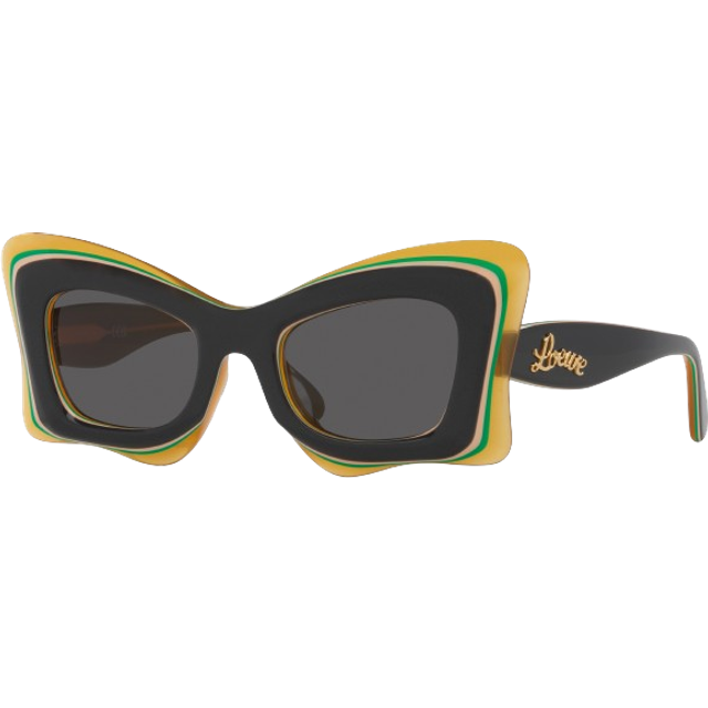 Loewe Smoke Butterfly Ladies Sunglasses LW40140U 20A 50 - Grey (OS)