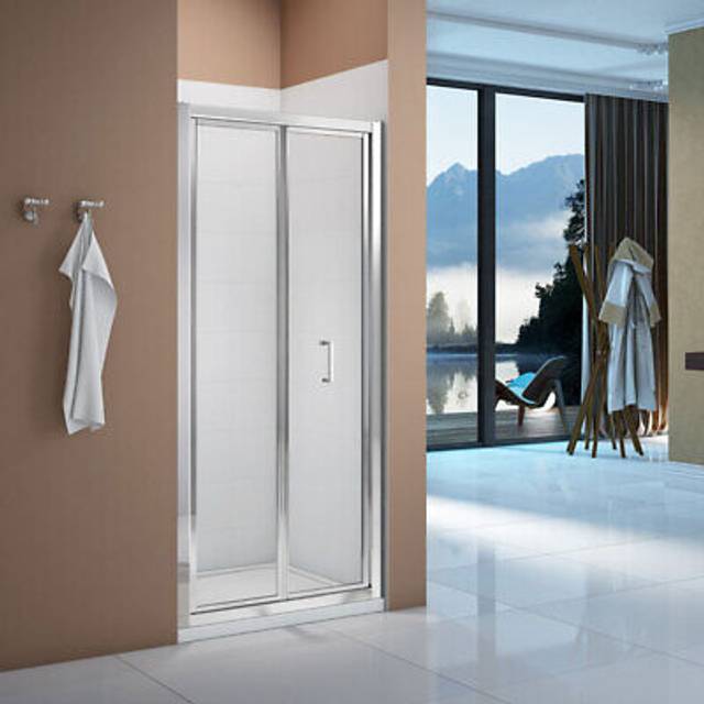 Merlyn Vivid Boost Bi-Fold Door 6 x 900 x 1900mm - Clear/Polished Chrome