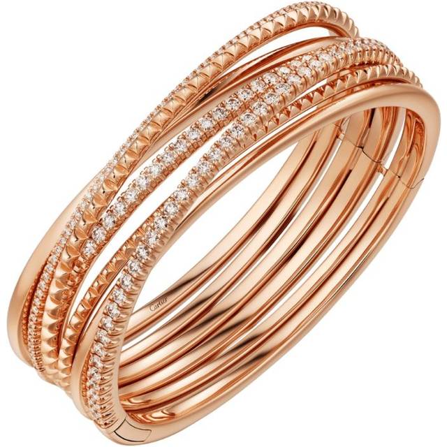 Rose Gold and Diamond Étincelle de Cartier Bangle - 16