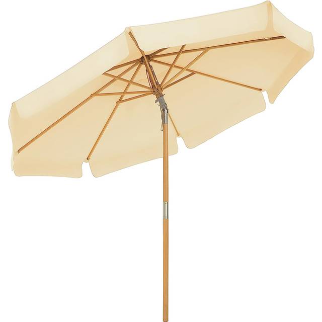 Taupe Octagonal Sun Umbrella for Patio