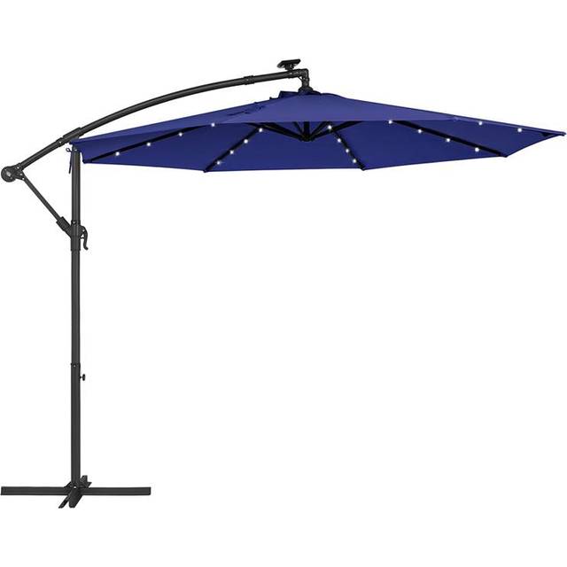 Cantilever Garden Parasol, Navy Blue