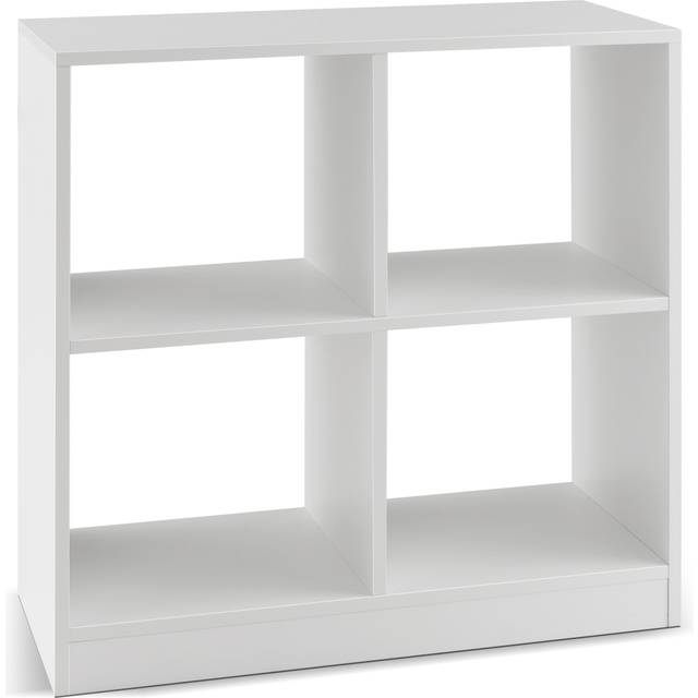Costway 4 Shelf White Bookcase