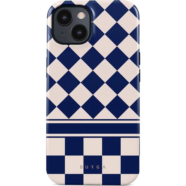 iPhone 14 Burga Tough Fashion Skal - Check & Mate