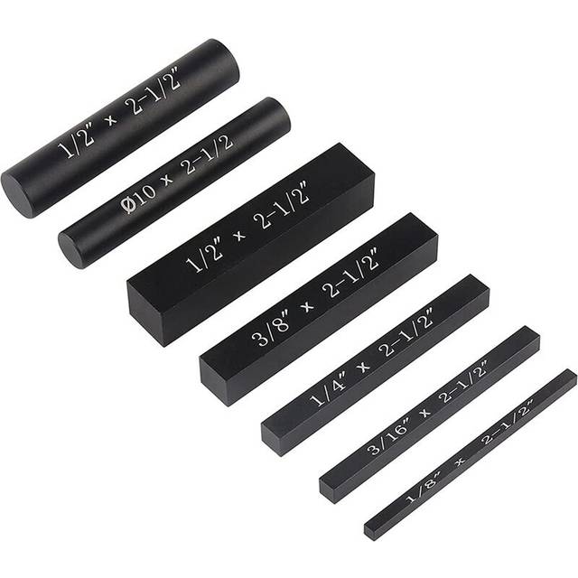 7Pcs Woodworking Precision Aluminum Alloy Setup Bars Setup Blocks Height Gauge Set for Router and Table Saw Accessories