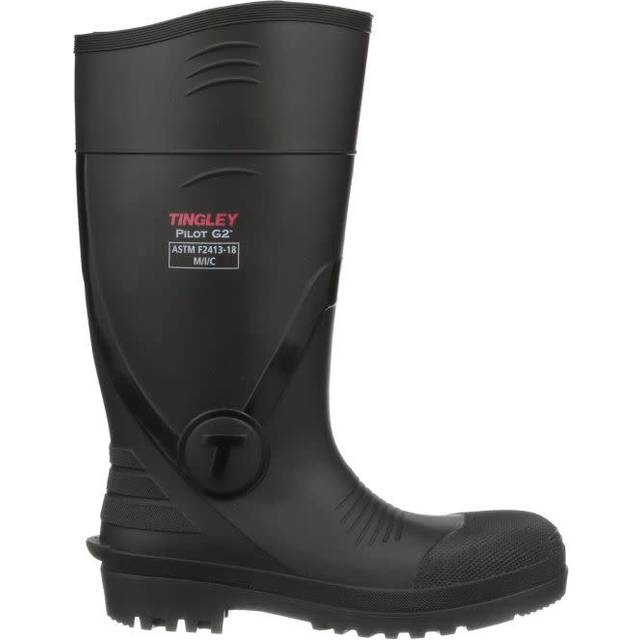 Tingley Rubber 761278 Pilot G2 Knee Boot - Composite Safety Toe - 15 in. - Size 8 - Black