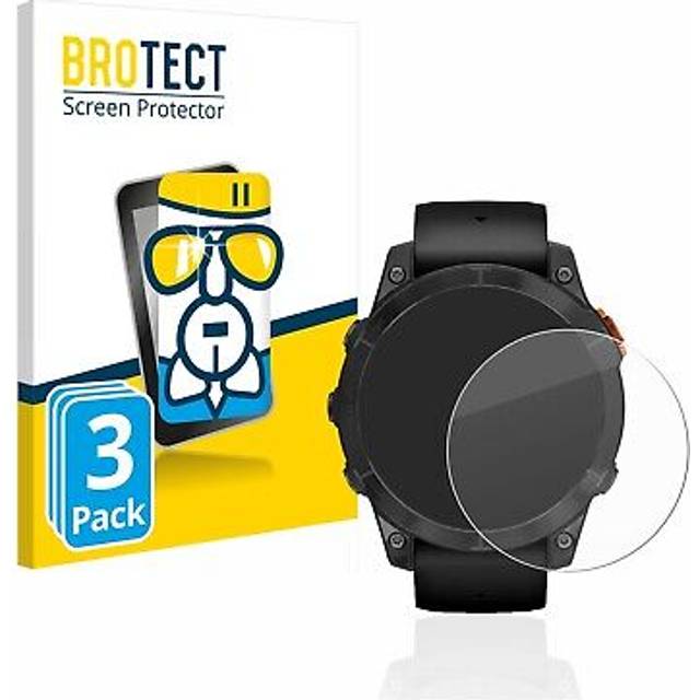 3x glass screen protector for garmin fenix 7 pro solar (47 mm) protective glass