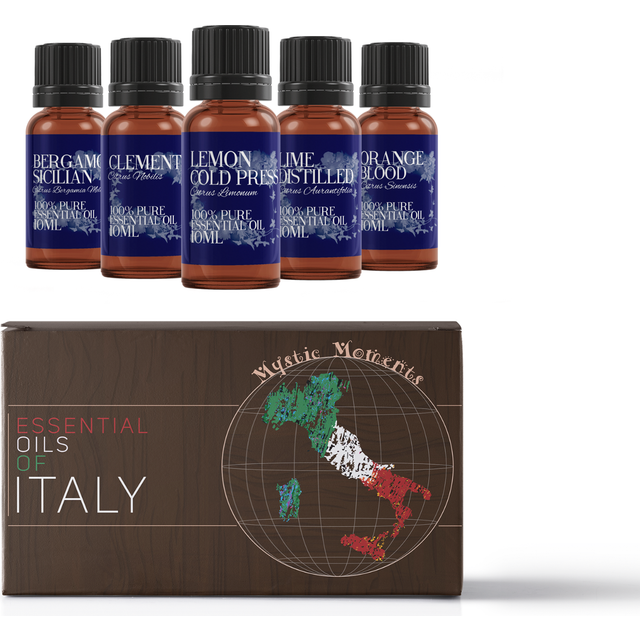 Mystic Moments | Gift Starter Pack of 5 x 10ml - Essential Oils Of Italy