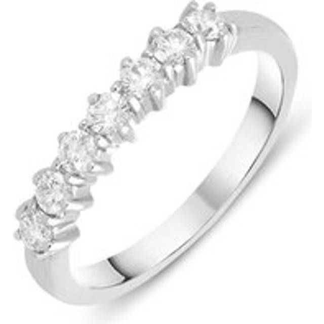 Platinum 0.35ct Diamond Wedding Half Eternity Ring - TITLE Platinum