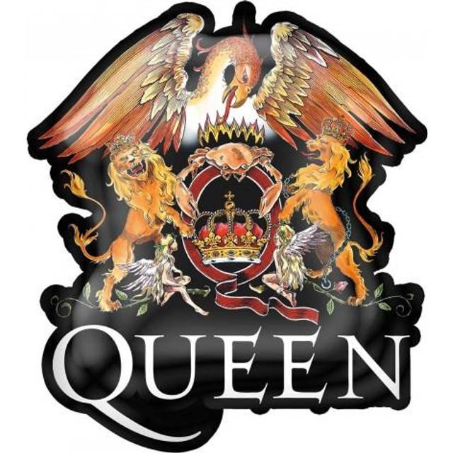 Queen Enamel Crest Badge