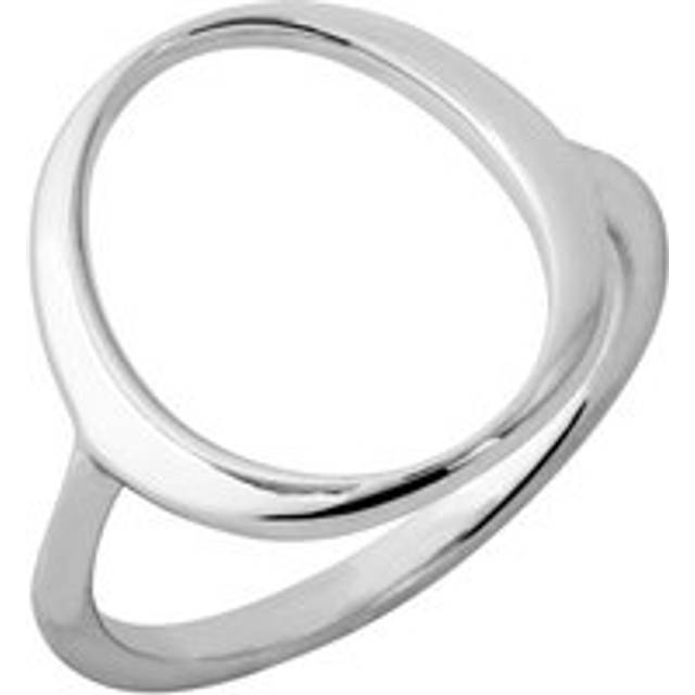 Sterling Silver Open Circle Infinity Ring - Option1 Value Silver