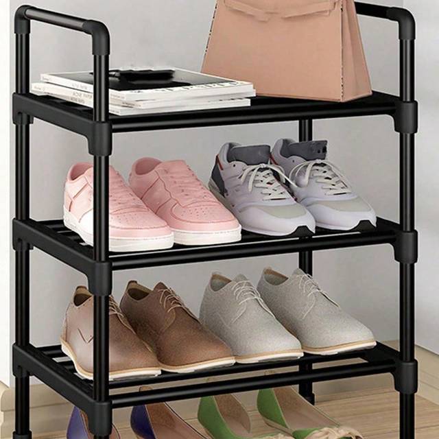 SHEIN Wider Simple Shoe Rack Multi-Layer Household Sturdy Door Dormitory Small Multifunctional Shoe Cabinet Economic Storage Shelves