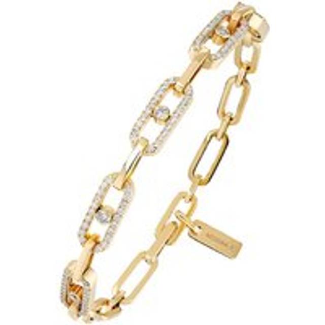 Messika Move Uno 18ct Yellow Gold Diamond Multi Bracelet - Gold