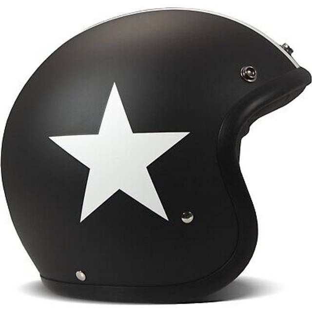 DMD Retro Star Black Jethjälm sort L