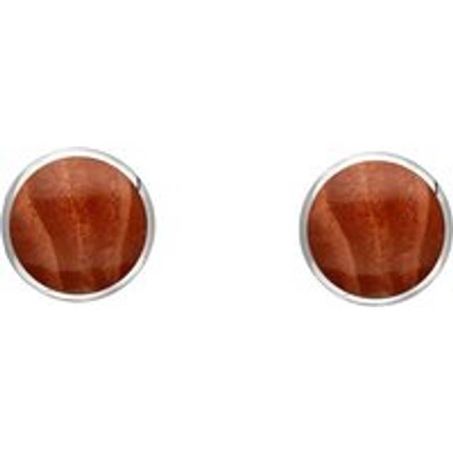 Sterling Silver Jasper 4mm Classic Small Round Stud Earrings