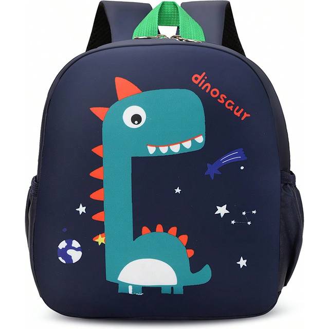 SHEIN Kids Backpack Cartoon Dinosaur Pattern Backpack For Boys, Portable, Lightweight,