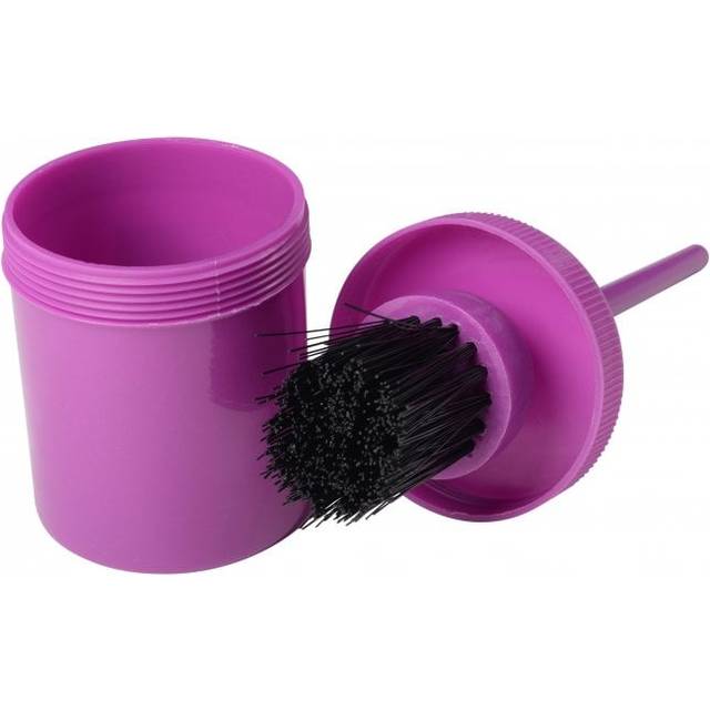 Roma Brights Hoof Oil Brush &amp; Bucket Colour: Deep Purple