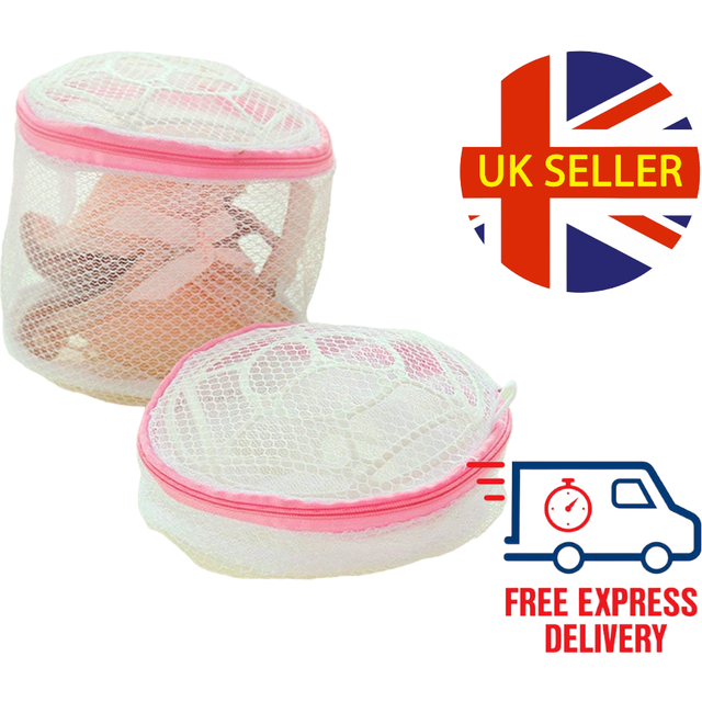 Bra washing net bag washing machine laundry bag 16cm x 16cm holds up to 3 bras
