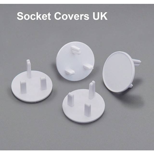 SHEIN 20pcs UK Plug Socket Covers, Baby Proofing Electrical Outlet Plugs For British Standard Sockets