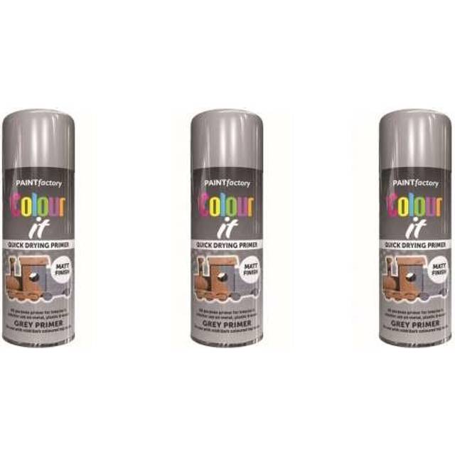 Paint Factory All Purpose Paint - Grey Primer 400 ml / 1737PR (Pack of 3)