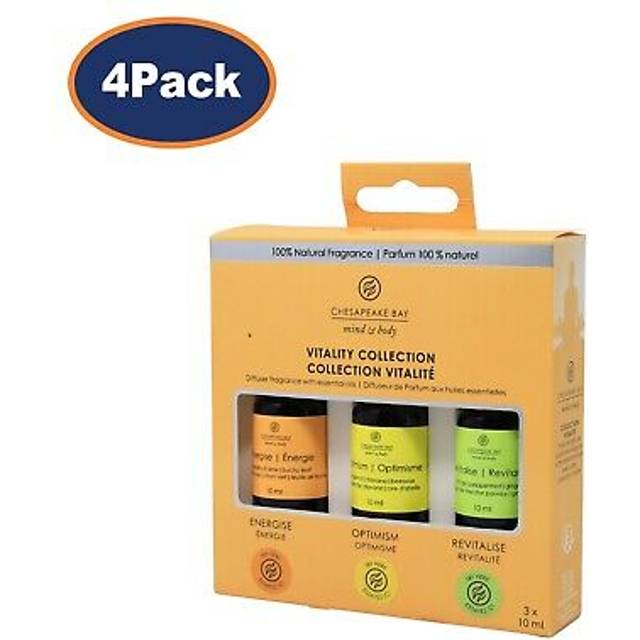 Essential oil vitality pure and natural aromatherapy home fragrance 10ml 4pack