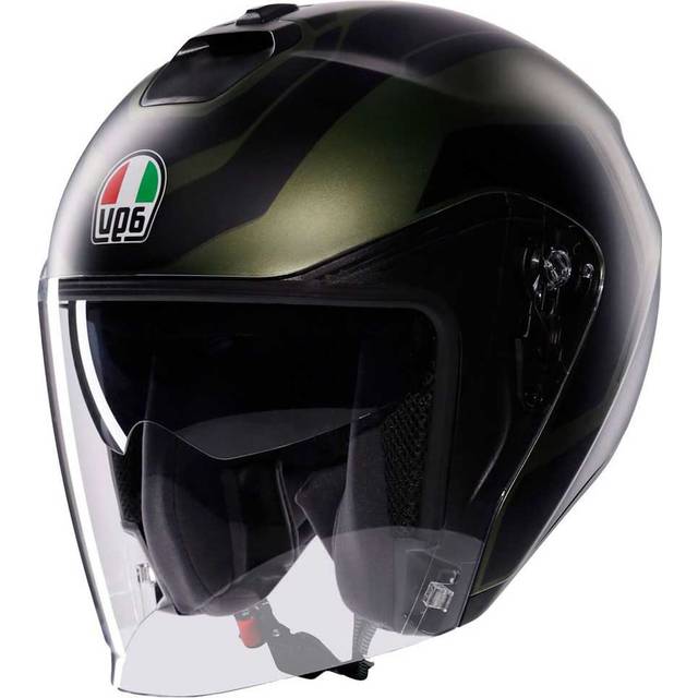 AGV Irides Sakai, open face helmet , color: Matt Dark Green/Black , size: S