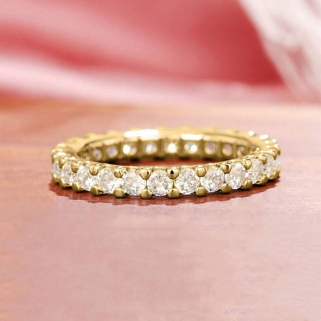 SHEIN 1 PC Elegant Cubic Zirconia Ring For Women For Wedding Engagement Band Jewelry Gift