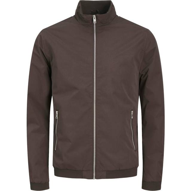 (Mulch, Small) Jack & Jones Rush Harrington Bomber Jacket-Mulch-XX-Large