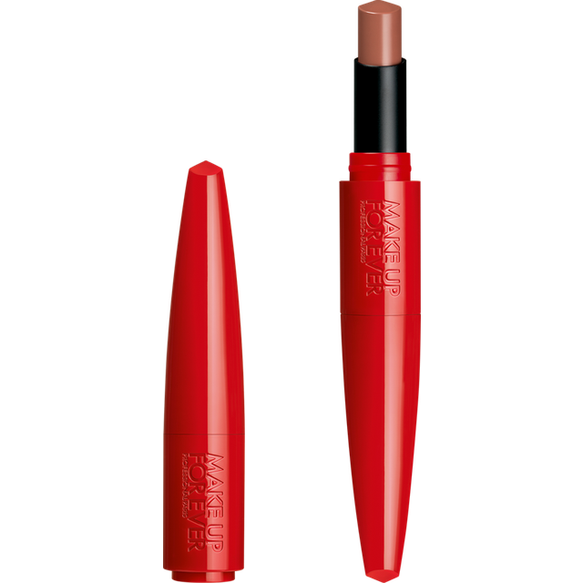 Make Up For Ever Fugtgivende Læbestift I Satin Og Mat Med Lang Holdbarhed - Beige