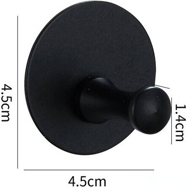 (a-7 stainless steel) Multi-purpose Wall Hook Door Keys Cloth Coat Hook Bathroom Towel Robe Hanger Hook Adhesive Kitchen Hardware Rack Shelf Bag Hook