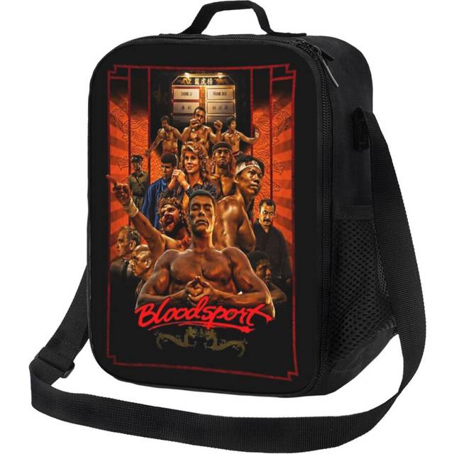 Kids Lunch Bag For Men Women Bloodsport Alternative Movie Christmas Insulated Tote Box for Girls Boys Back to School