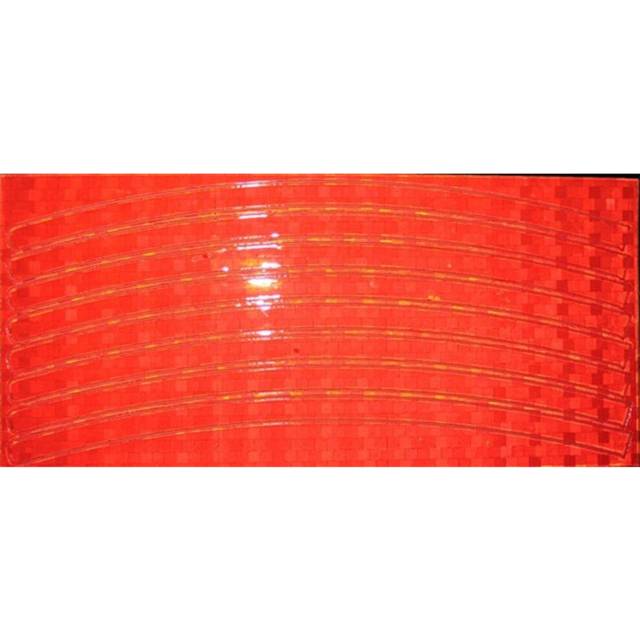 (a-Red) 2021 Hot Bike Reflector Bicycle Cycling DIY Reflective Tape Wheel Spokes Lights for Riding Safety at Night