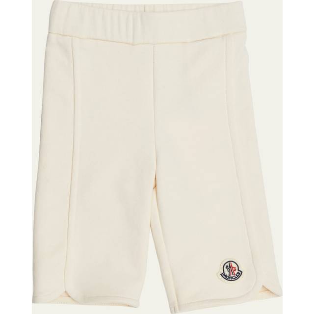 Moncler Enfant Girls Ivory Wide Leg Cotton Trousers - 18-24 month