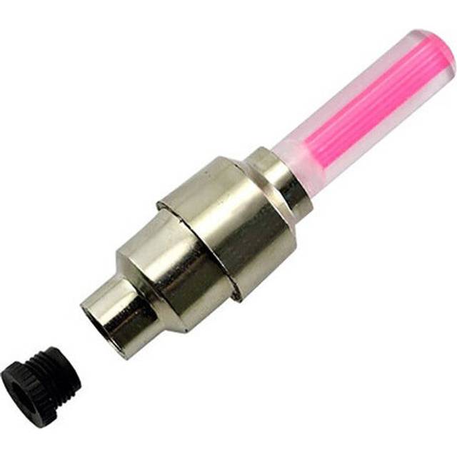 (a-red) 1pcs LED Light Mountain Road Car Bicycle Lights Tire Stem Cap Valve Wheel Spokes LED Flash Light MTB Cycling Bike Accessories