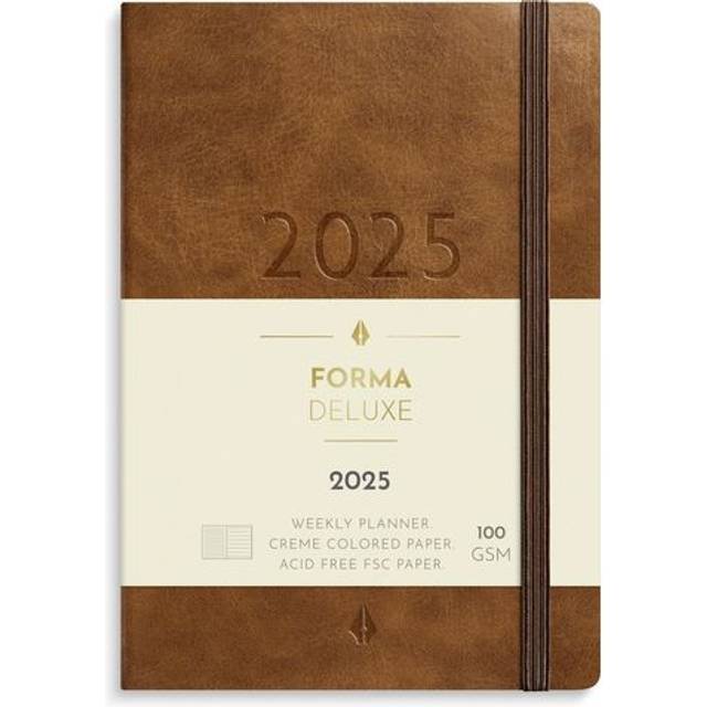 Kalender Forma Deluxe S 2025 Brun A6