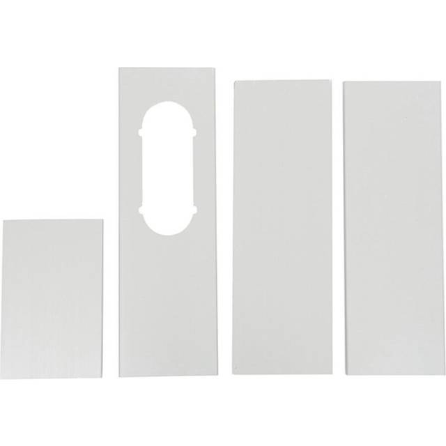 Portable A/C Oval Window Vent Slide Plate Air Conditioner Wind Shield Kit/Piece For Haier