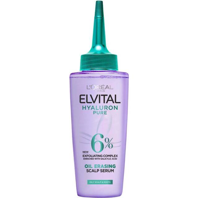L'Oréal Paris - Elvital Hyaluron Pure Oil Erasing Scalp Serum For Dehydrated Hair 102 Ml - Transparent