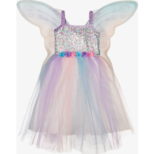 Souza Girls Purple Fairy Costume - Pink - 5-7 year