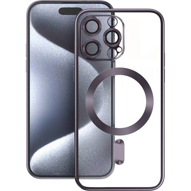Vmax iPhone 12 Skal Electroplating Mag TPU Lila