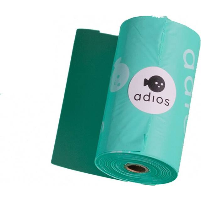 (One Size, Mint) Adios Dog Poop Bags